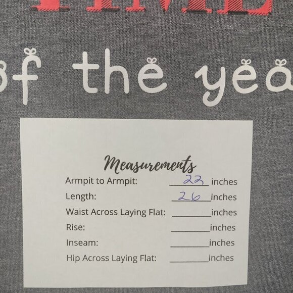 Merry Christmas 2 Short Sleeve T-Shirt Gray & Green Xmas Women's Size XL - Picture 9 of 16